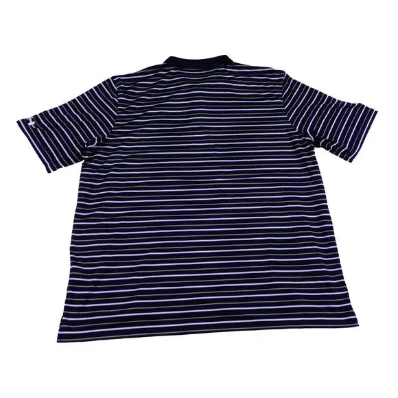 Under Armour Laurel Valley Performance Striped Golf Polo Shirt Men's XXL - Picture 8 of 8